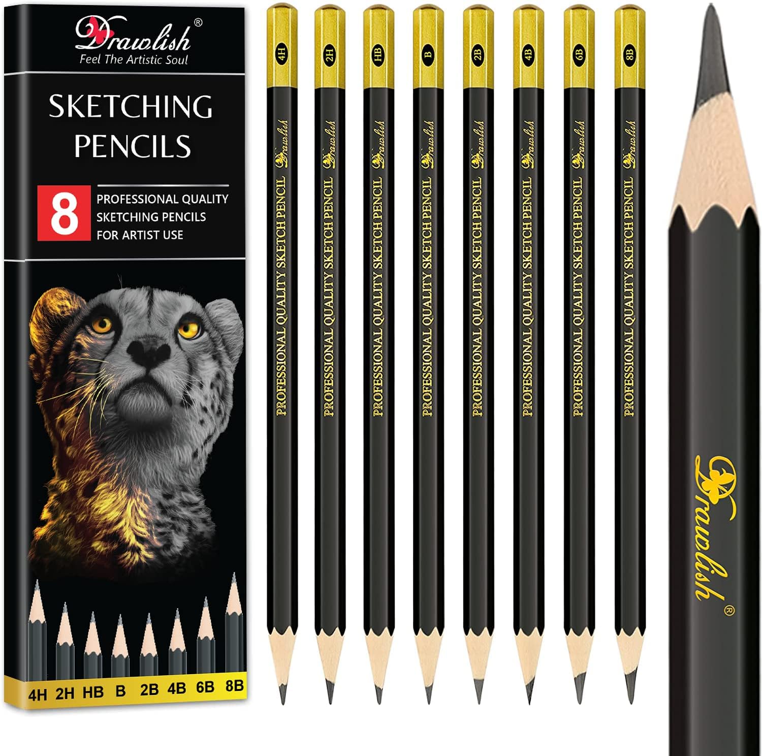 Sketching Pencils Set of 8